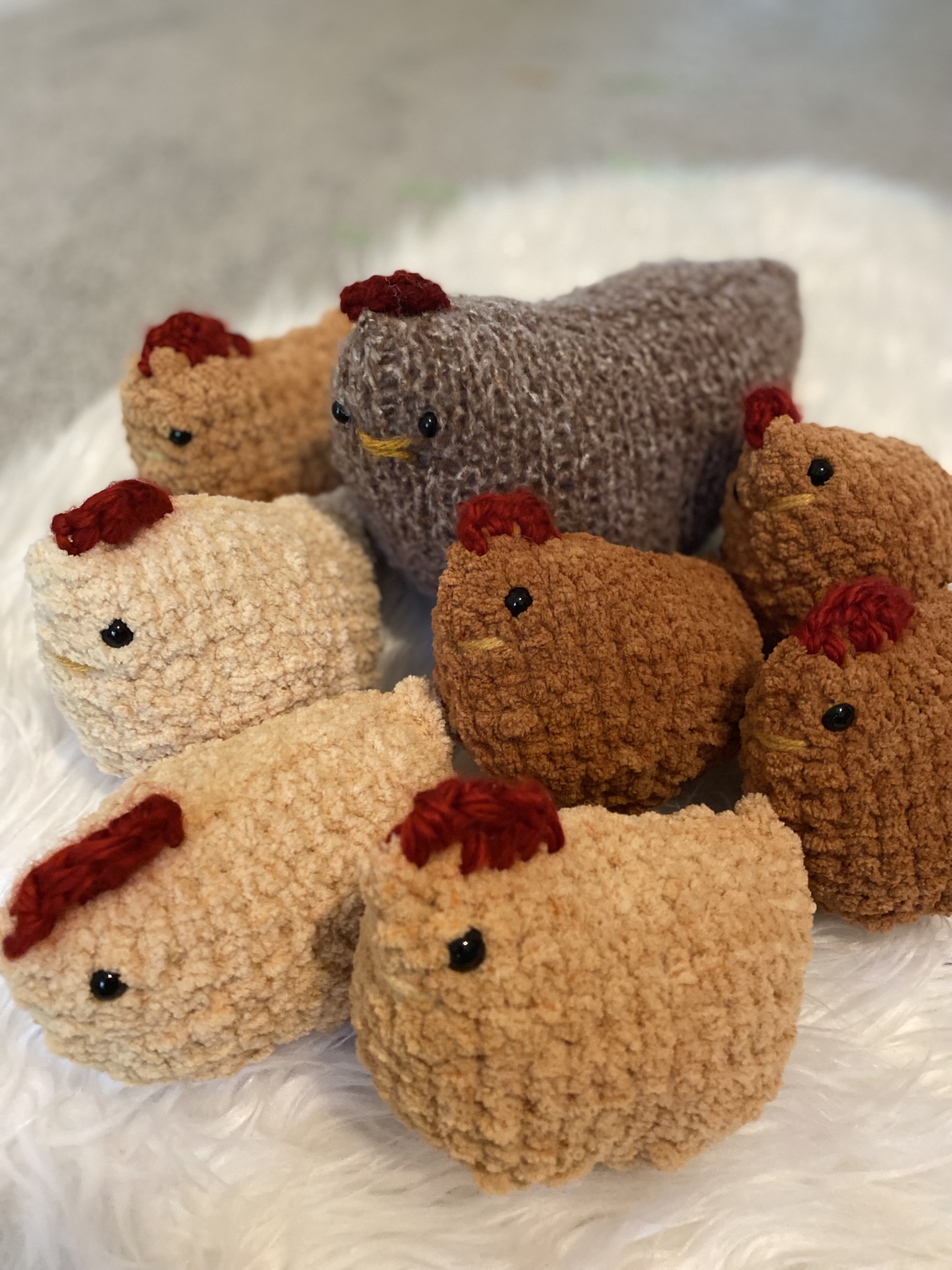 Crochet Chickens